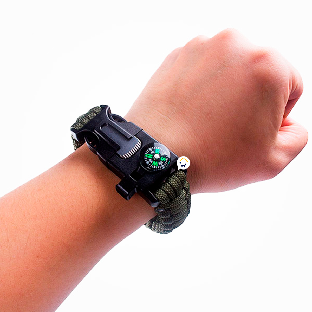 Miniatura 6 de Pulsera Supervivencia Silbato MJ375