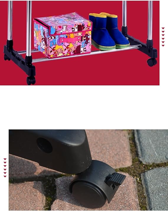 Miniatura 4 de Perchero Doble Estante Metálico