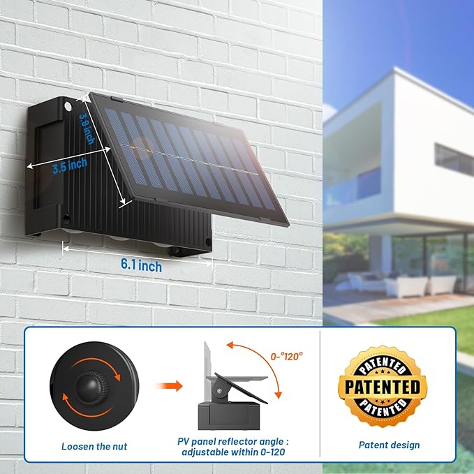 Miniatura 4 de Luces Solares De Pared Para Exteriores