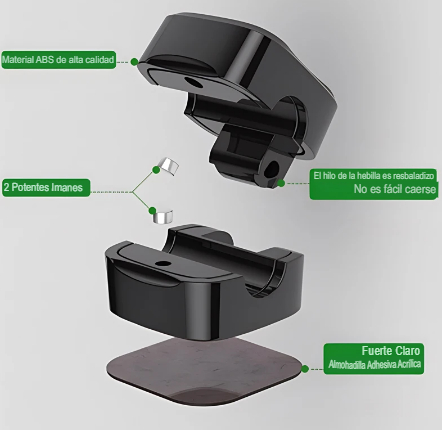 Miniatura 2 de Organizador de Cables Magnetico x6