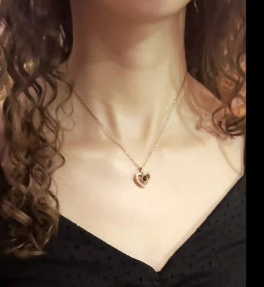 Miniatura 5 de Collar  Corazon 1 Te amo Caja REGALO DP