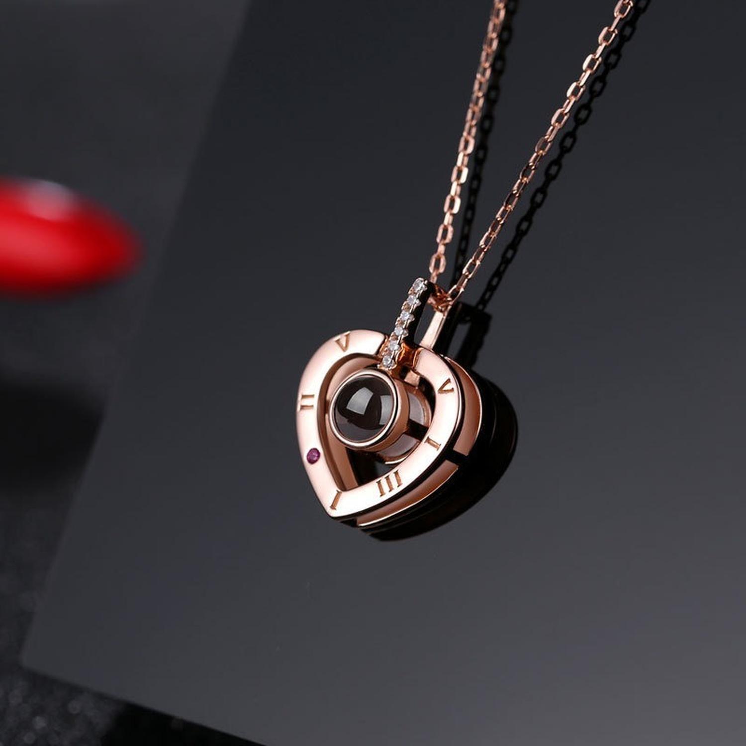 Miniatura 3 de Collar  Corazon 1 Te amo Caja REGALO DP