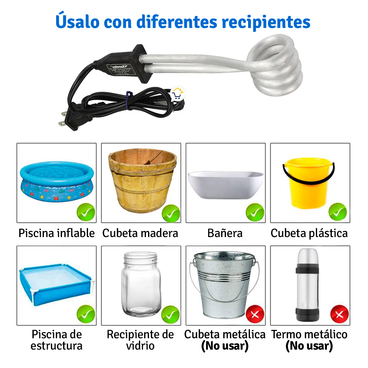 Miniatura 4 de Calentador De Agua 480W HJ119