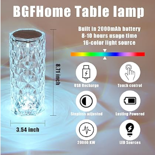 Miniatura 3 de Lámpara Diamante luces RGB