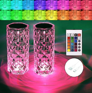 Lámpara Diamante luces RGB