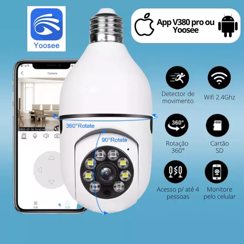 Cámara seguridad Bombillo v380