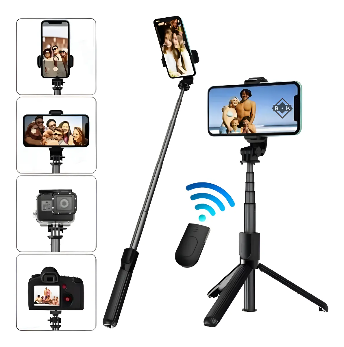 Palo Bluetooth para selfies y trípode Yu
