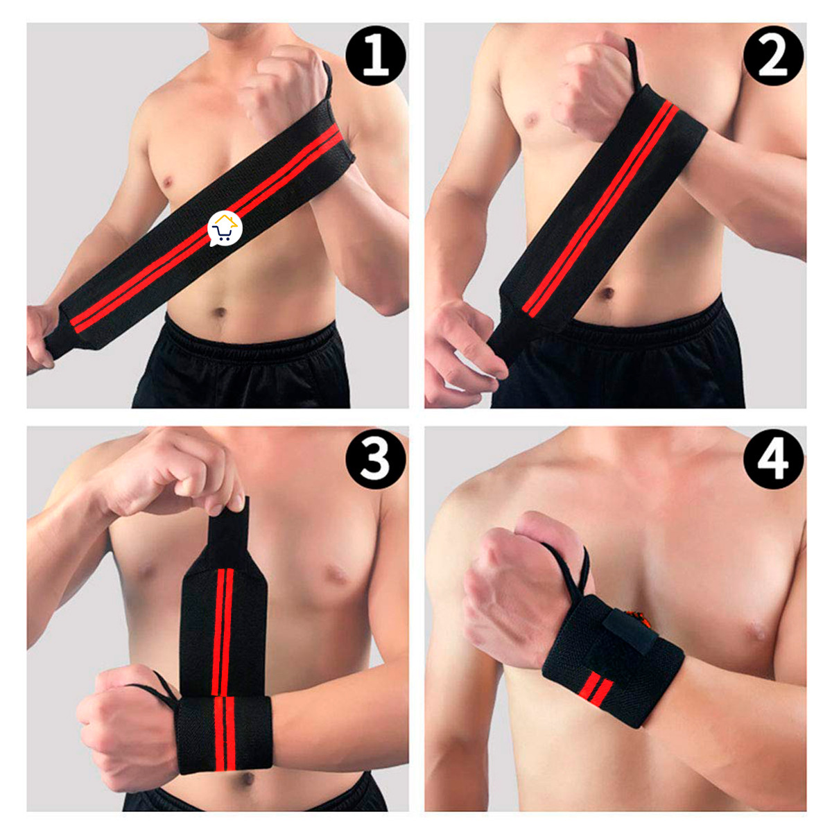 Miniatura 7 de Muñequeras Deportivas Ajustables YC7005