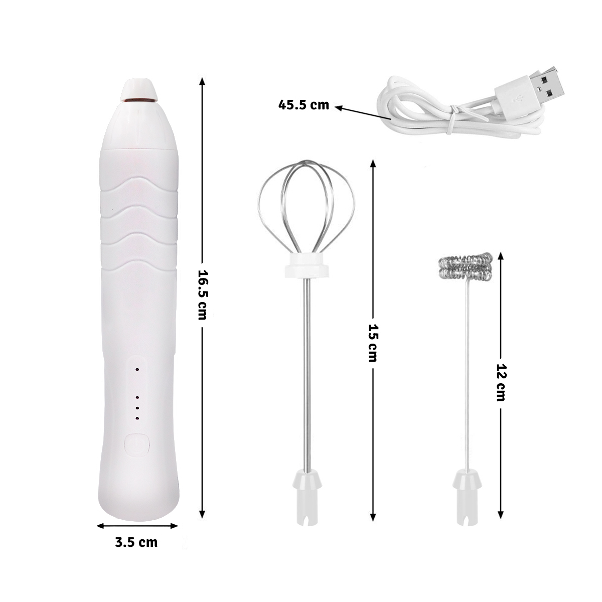 Miniatura 2 de Batidor De Mano Recargable Mezclado BW36