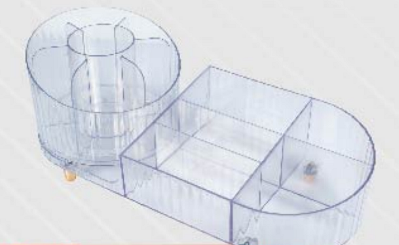 Organizador de maquillaje giratorio