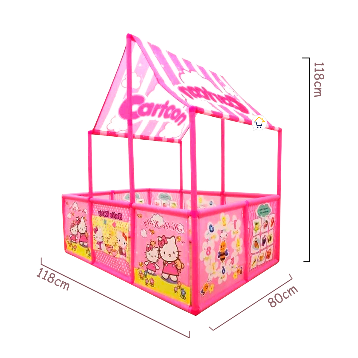 Miniatura 2 de Casita Carpa Piscina De Pelotas WD924C