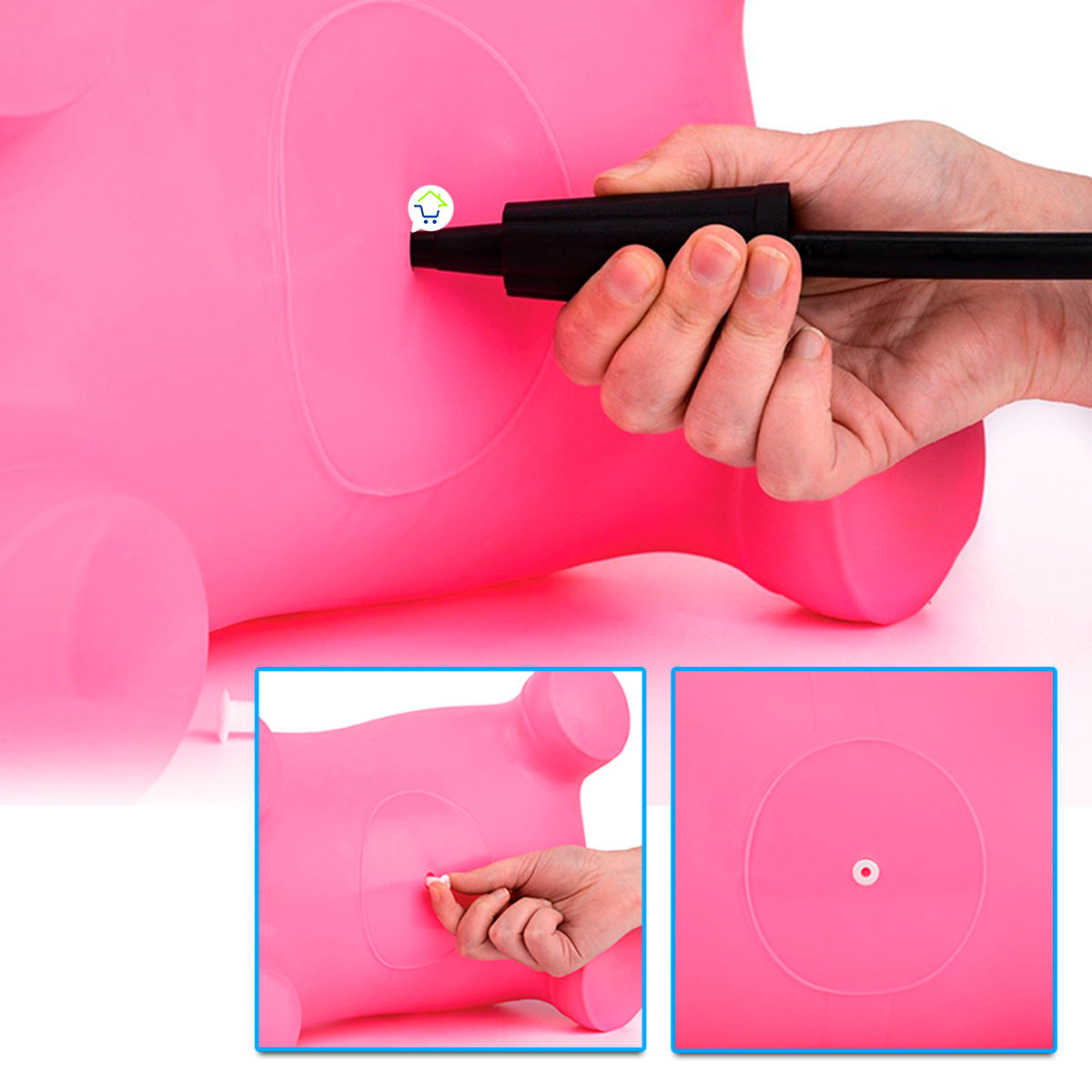 Miniatura 5 de Juguete Inflable Caballo Saltarin 288-2