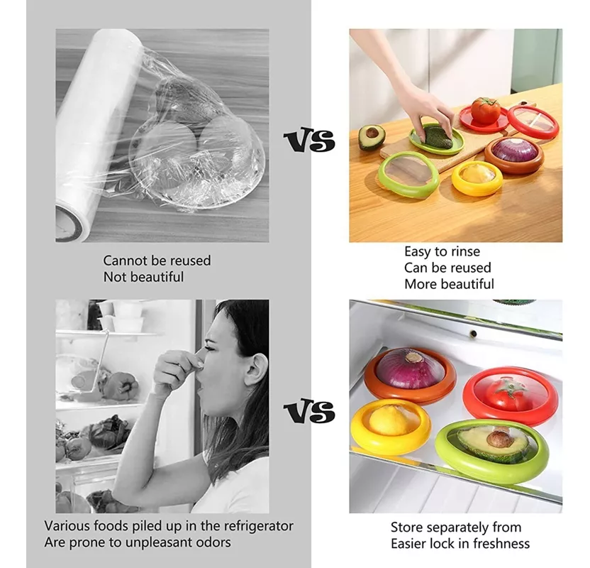 Juego De Recipientes De Almac. x4 Piezas