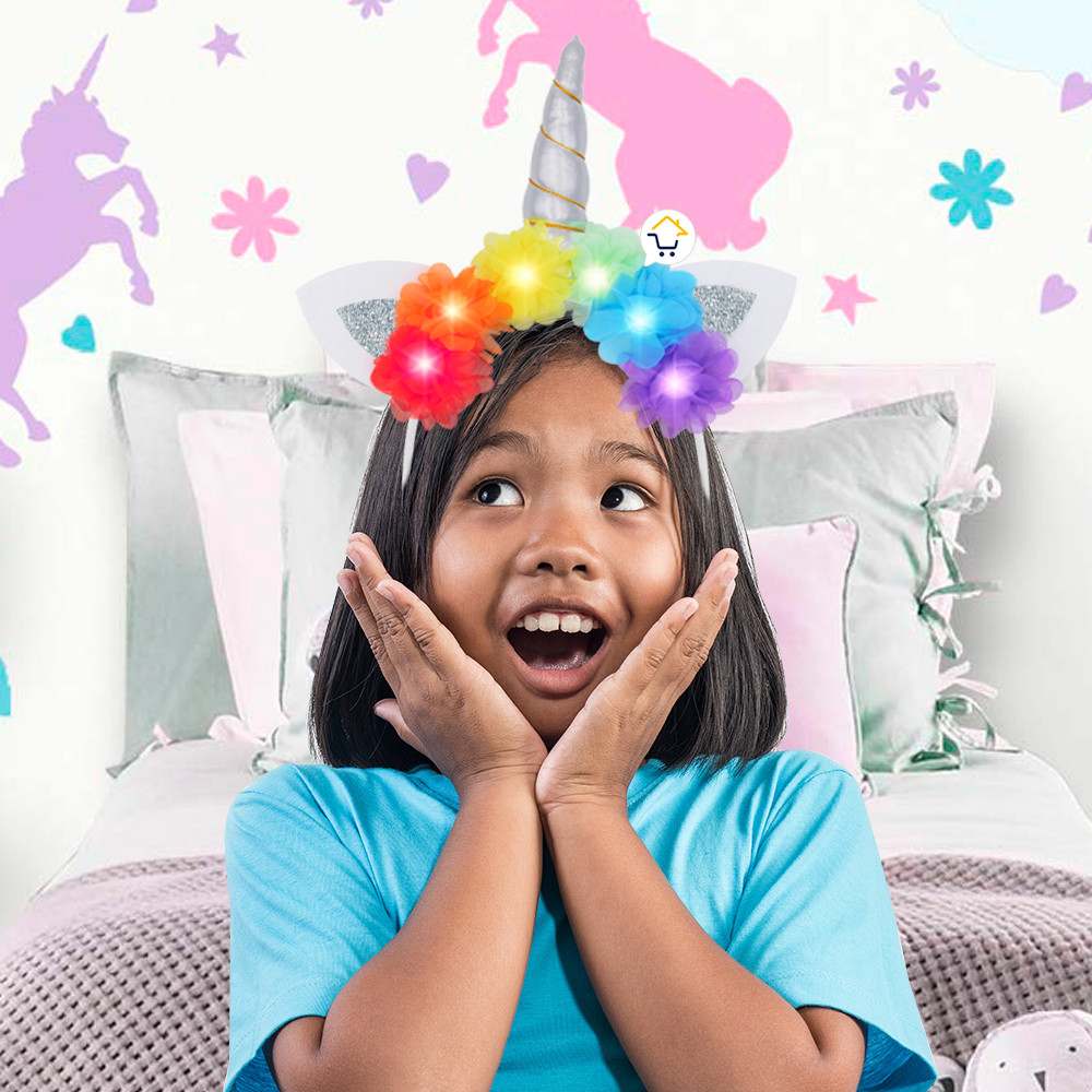 Miniatura 5 de Diadema Unicornio Luz LED OF364