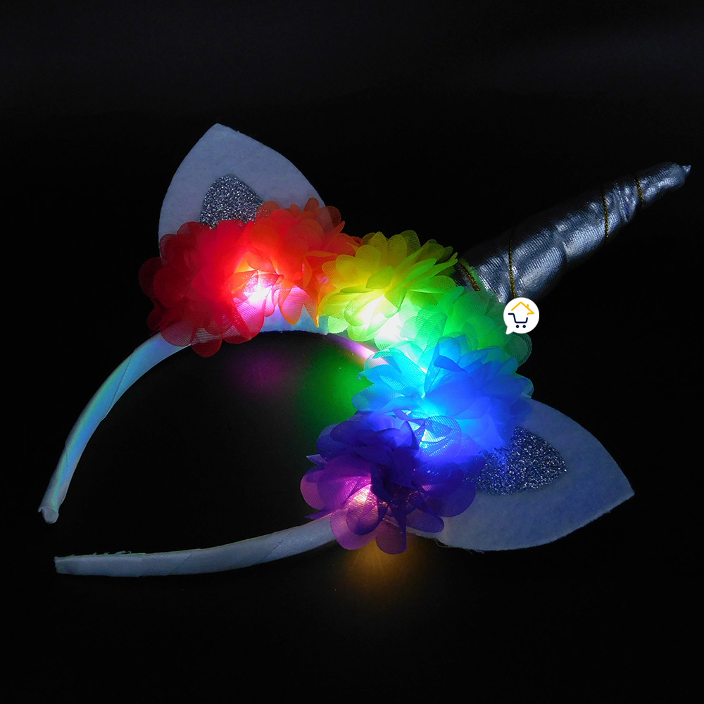 Miniatura 4 de Diadema Unicornio Luz LED OF364