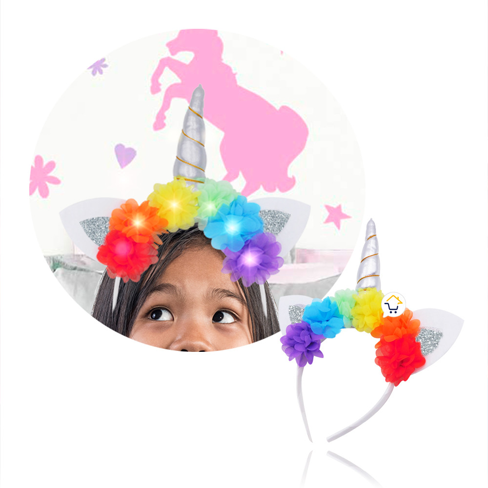 Diadema Unicornio Luz LED OF364