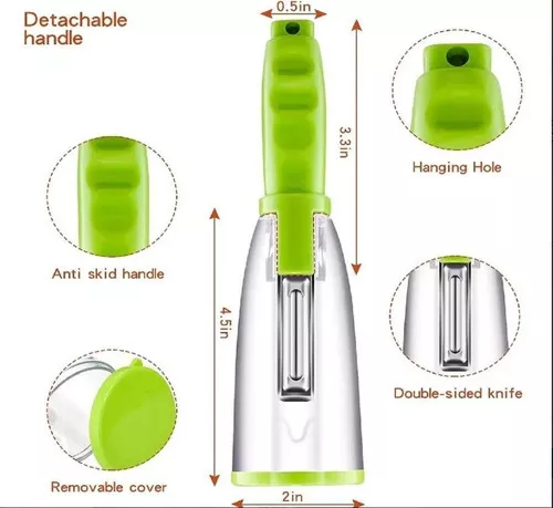 Miniatura 2 de Pelador y rallador para papas verduras