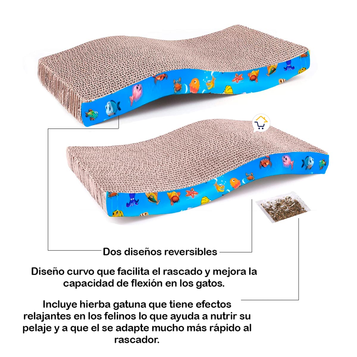 Miniatura 3 de Rascador Gatos Carton Anti 6270052