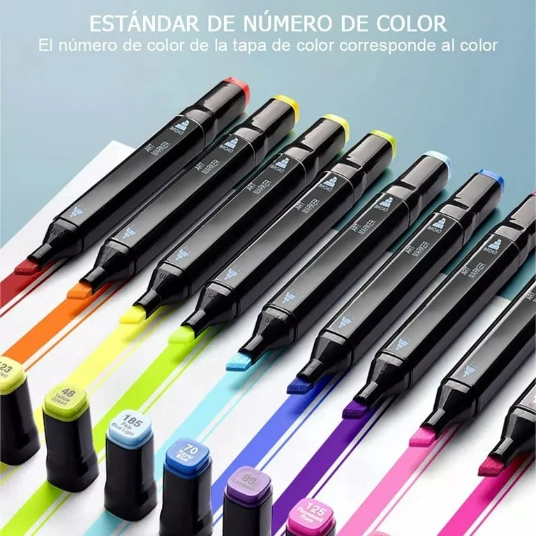 Miniatura 4 de Plumones Touch Doble Punta 168 Unidades