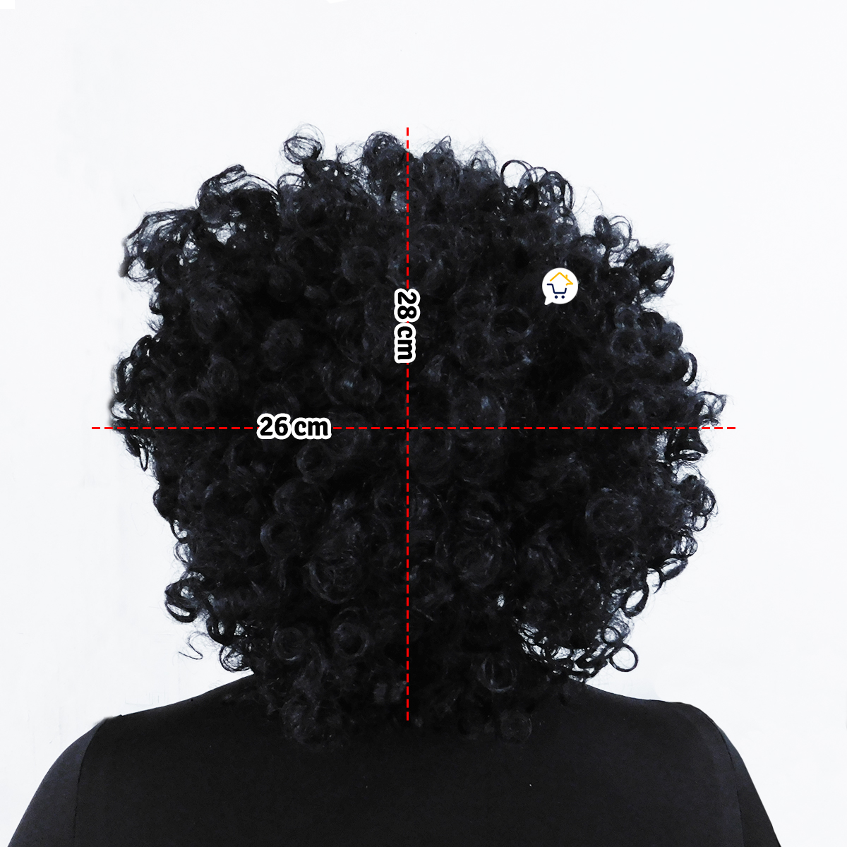 Miniatura 3 de Peluca Afro Crespo Y Pinta AFR0771