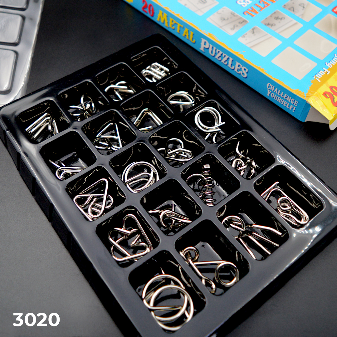 3020 ROMPECABEZAS METALICO SET X 20 GAME