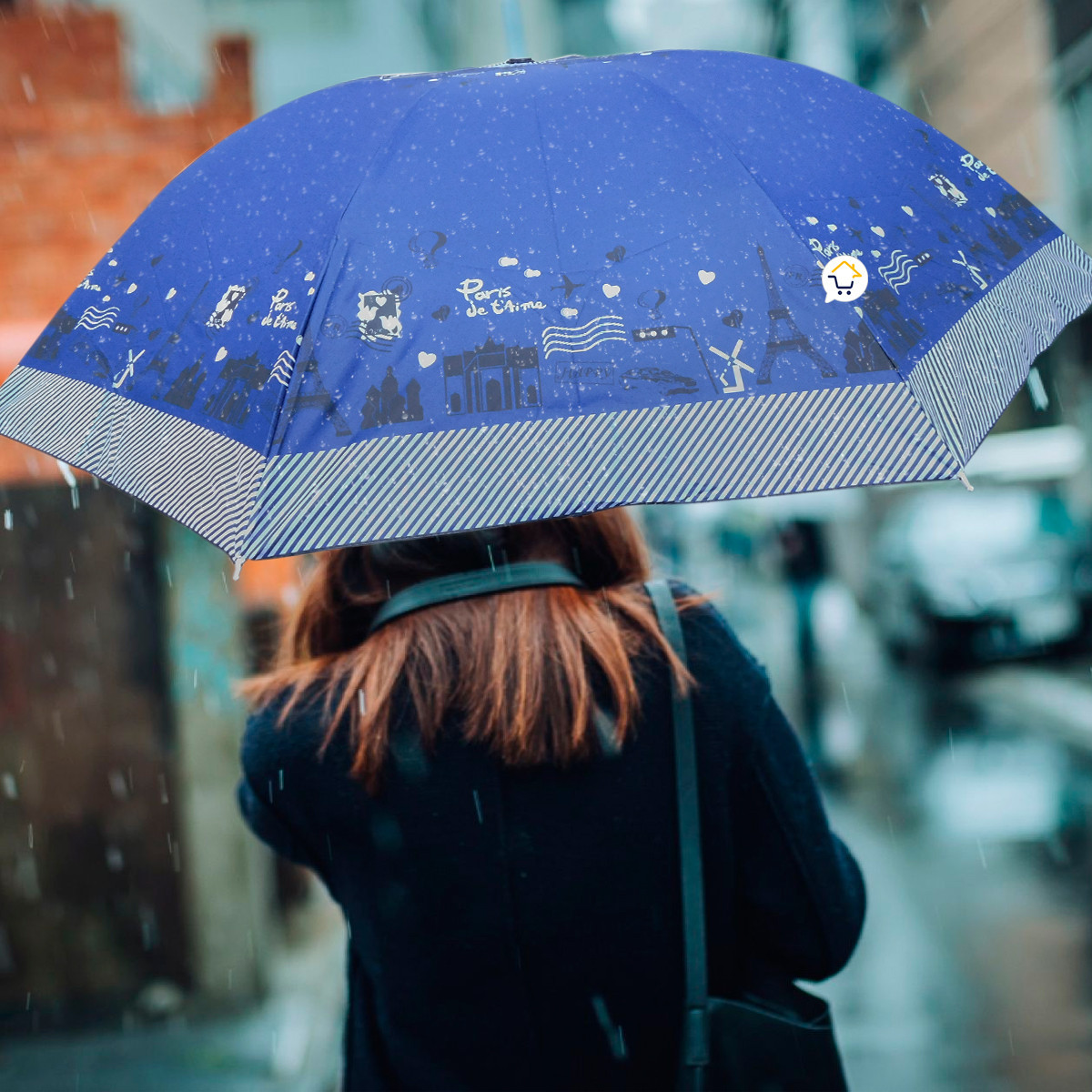 Vista 5 de Sombrilla Paris Paraguas Resistente 035