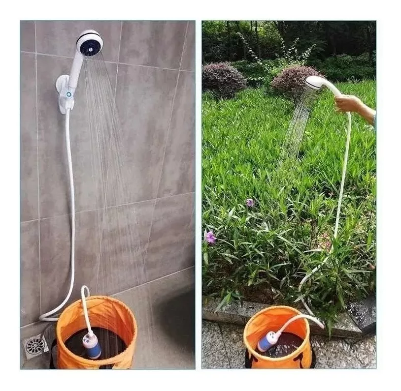 ¡Ducha portátil: Tu aliado para aventuras al aire libre! 🚿