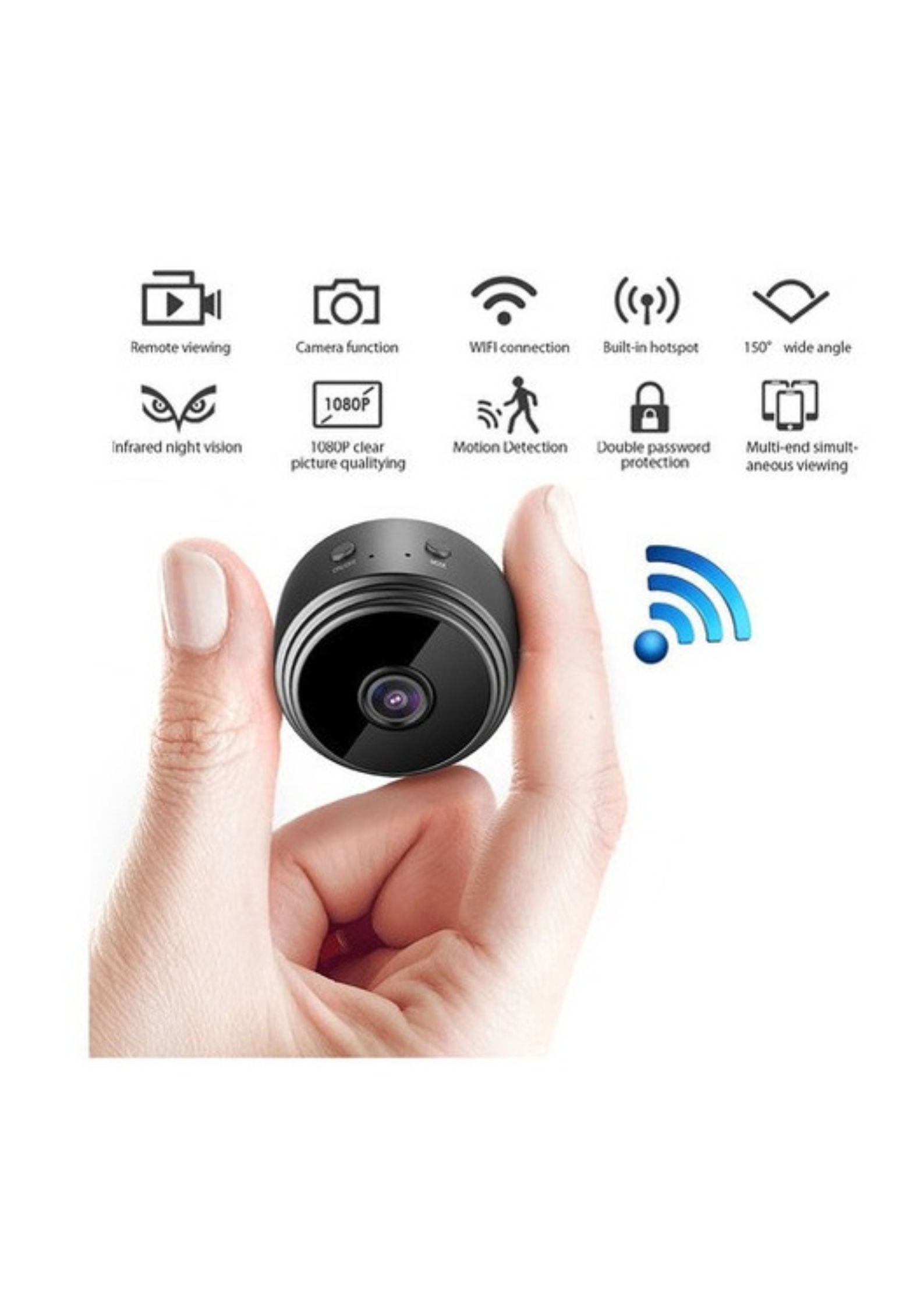 Miniatura 4 de Camara Espia Circular (REF.A9) 720p HD