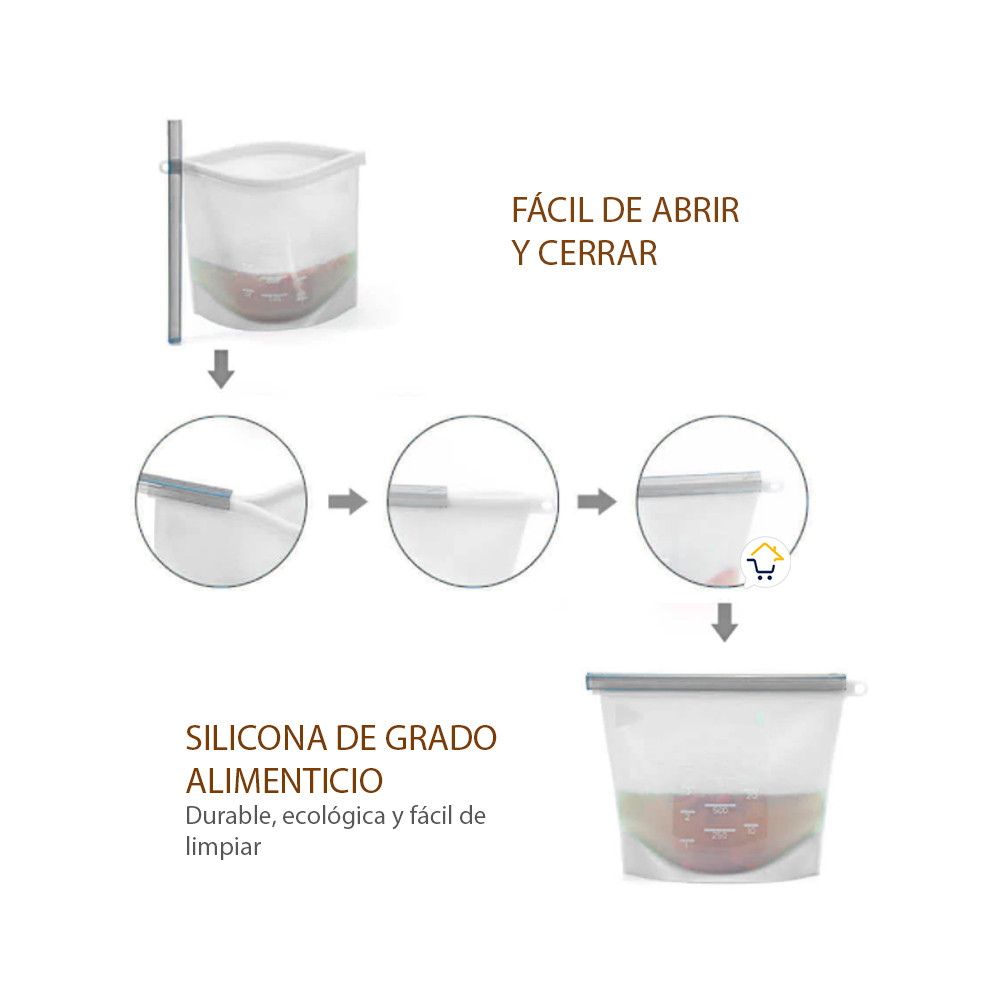 Miniatura 5 de Bolsa Silicona Hermetica HE023