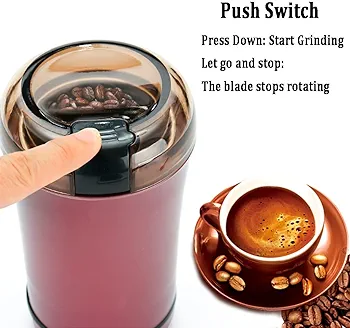Molinillo de café eléctrico, de acero in