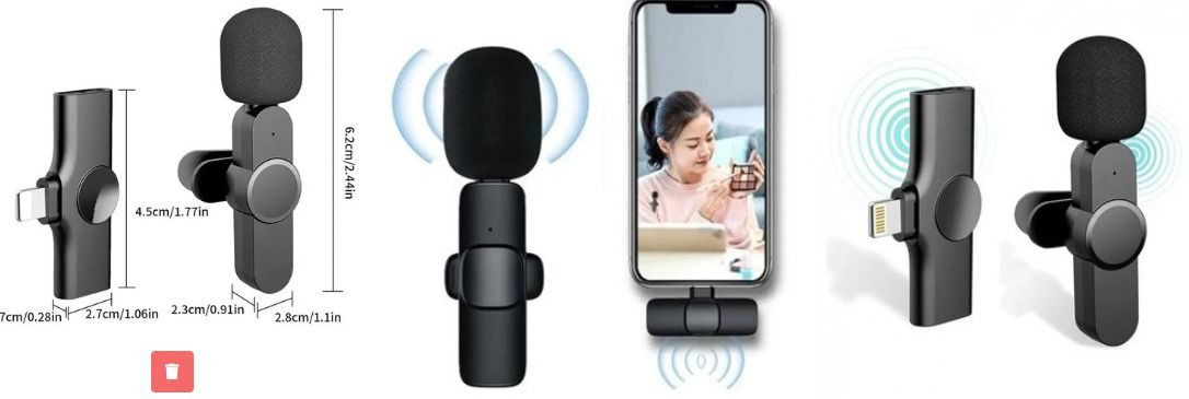 Miniatura 1 de MICROFONO  INALÁMBRICO TIPO C  Y iPhone