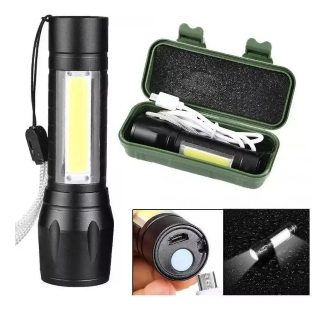 Miniatura 2 de MINI LINTERNA TACTICA RECARGABLE