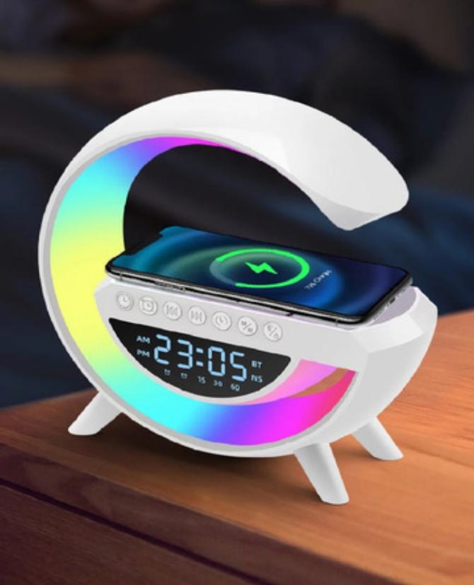 Lampara Led Rgb Parlante Bluetooth Googl