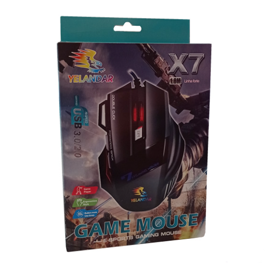 Miniatura 2 de Mouse gamer x7 yelandar usb