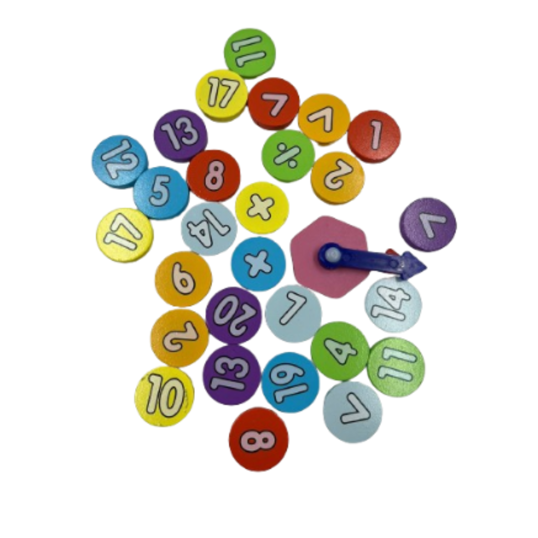 Didactico de madera reloj educativo