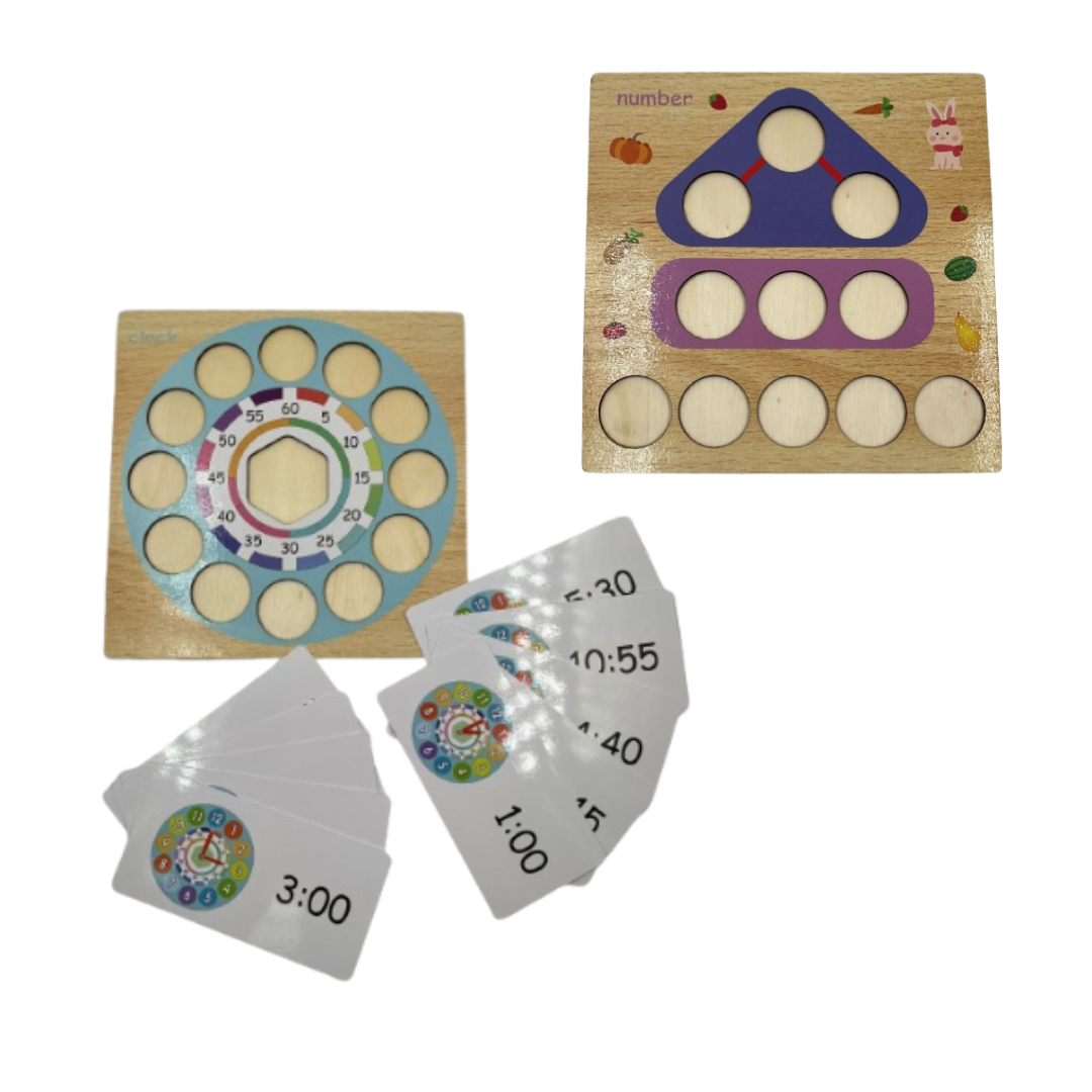 Miniatura 2 de Didactico de madera reloj educativo