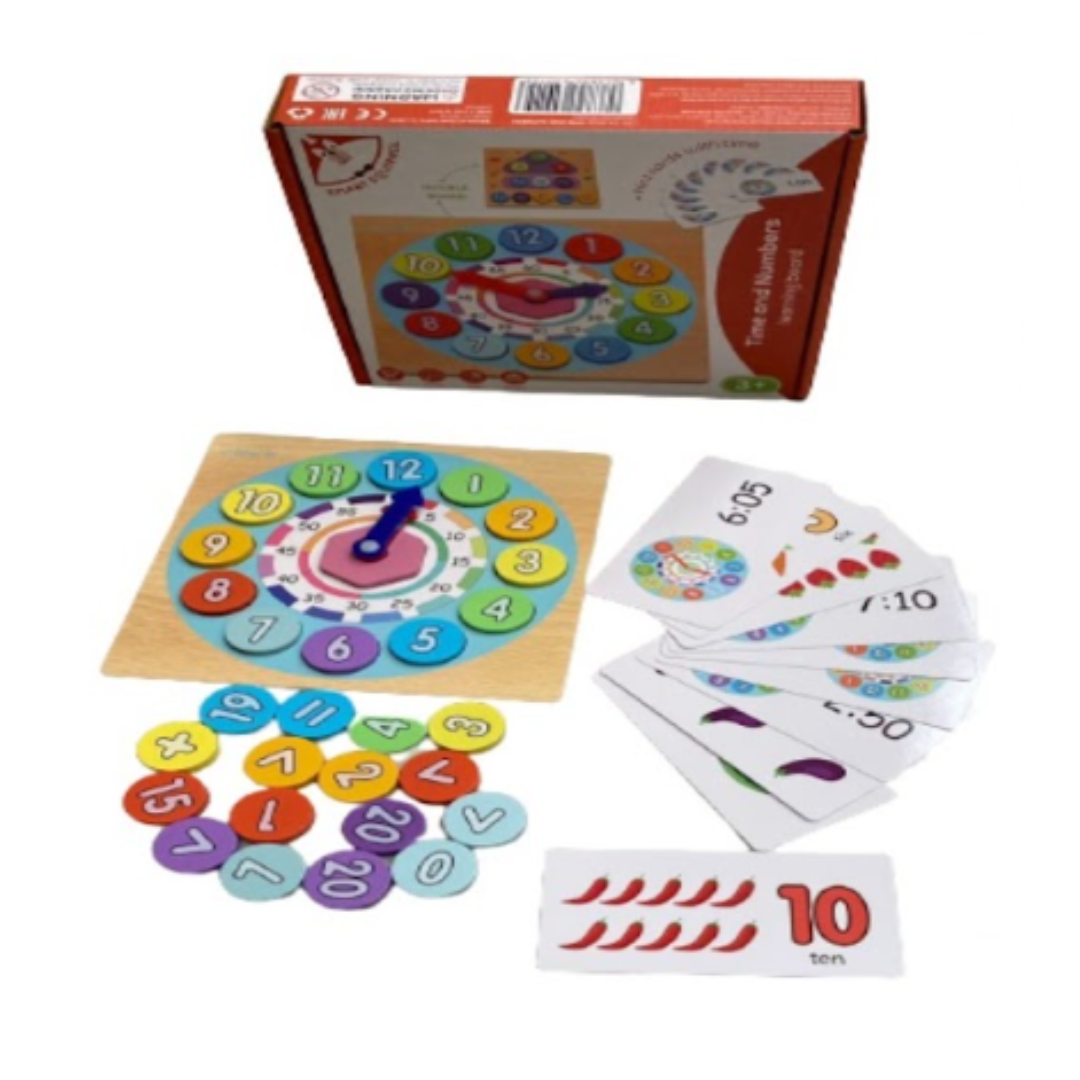 Miniatura 3 de Didactico de madera reloj educativo