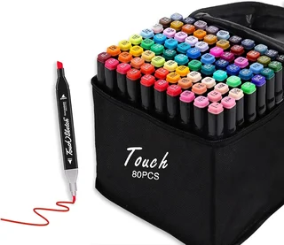 Kit de Marcadores de 80 Piezas Doble Punta: ¡Desata tu Creatividad!