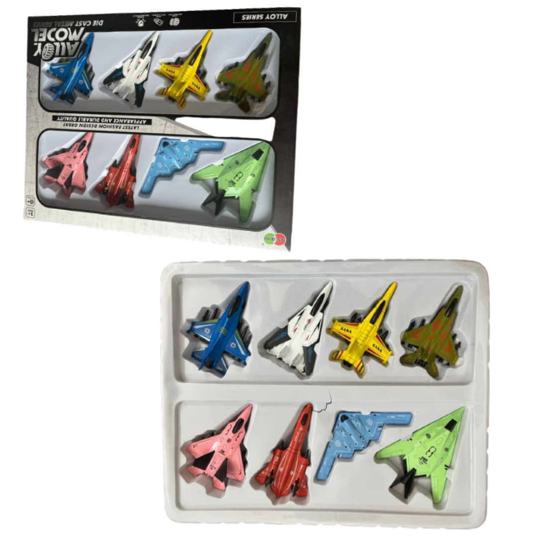 Miniatura 3 de Set de avion de metal caja X8 unidades