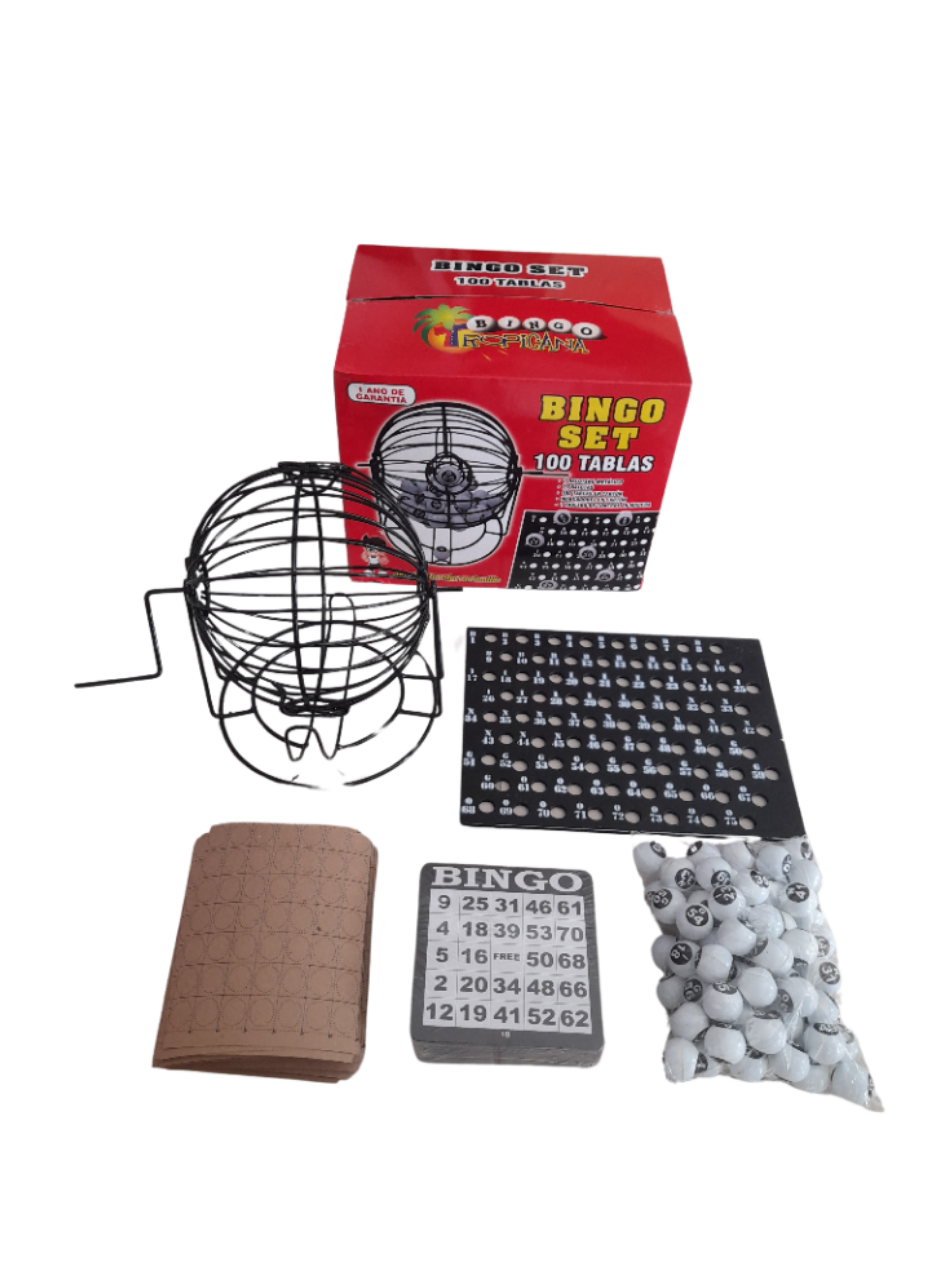 BINGO FAMILIAR MEDIANO 100 TABLAS