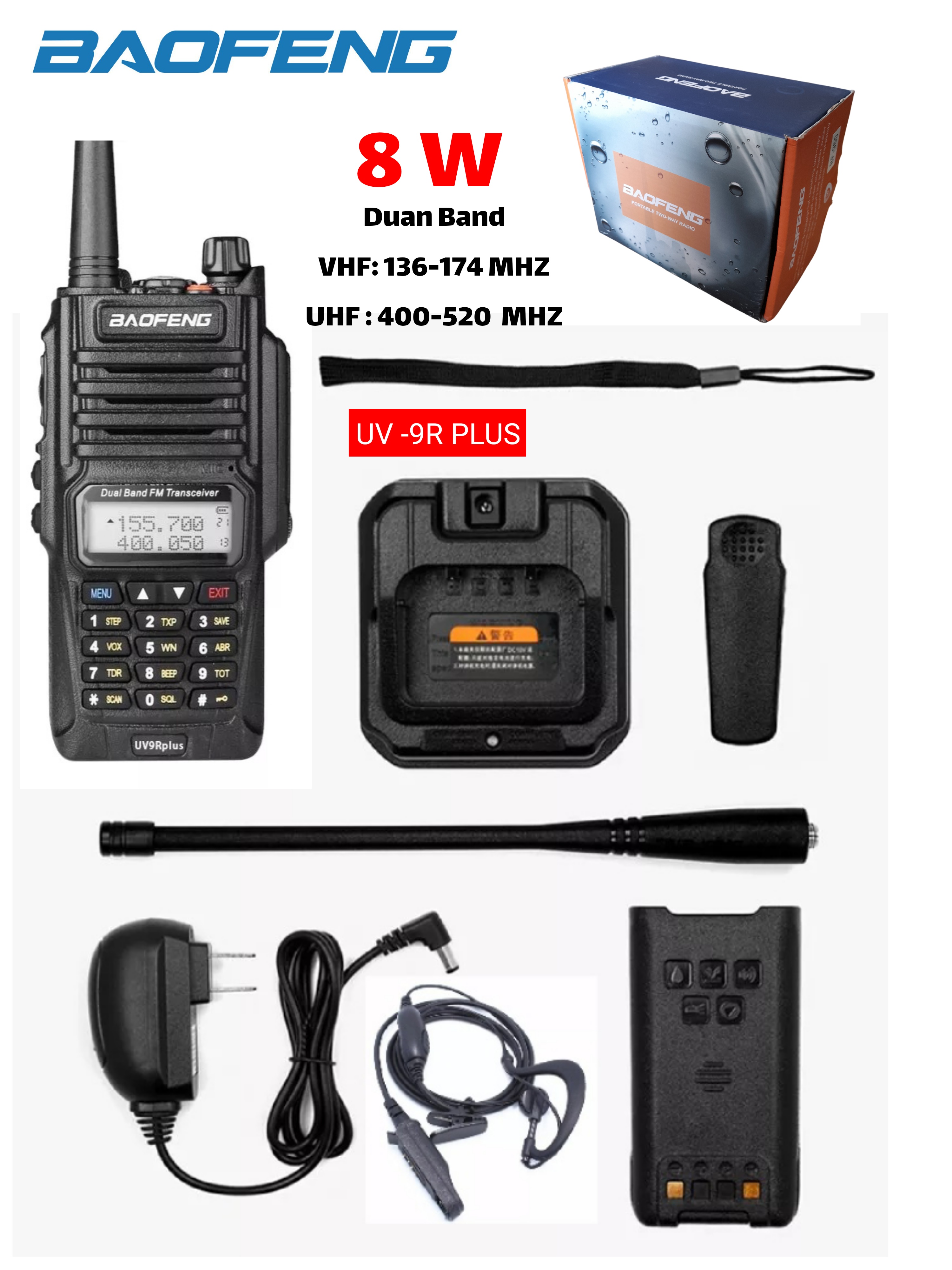 Miniatura 4 de RADIO DE COMUNICACION BAOFENG UV 9R PLUS