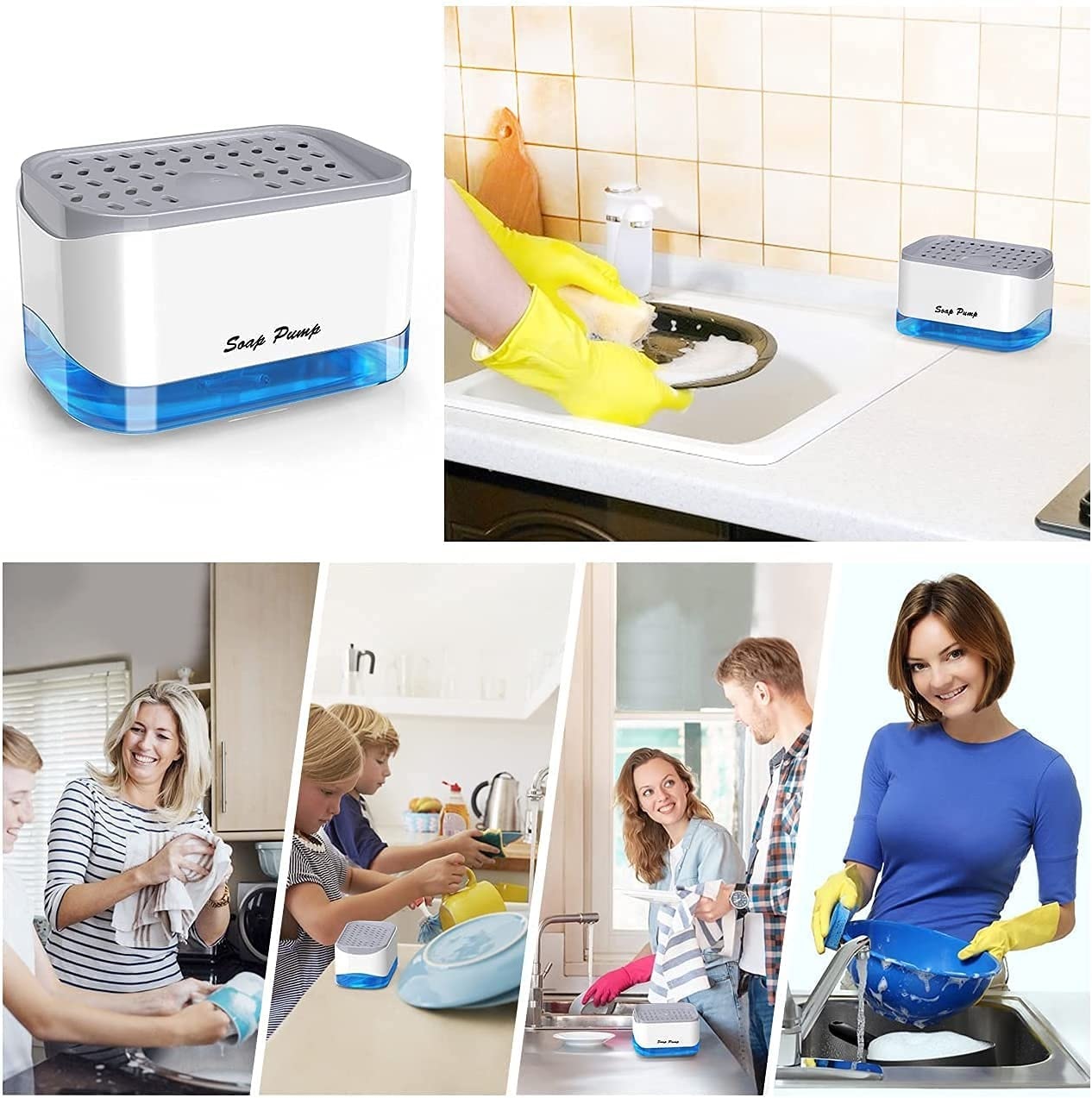 Miniatura 4 de Dispensador Acrílico De Jabón Liquido