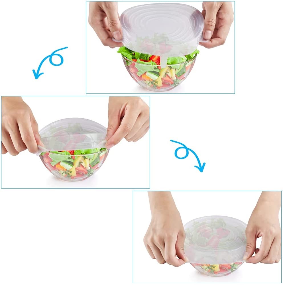 6x Tapas Elasticas De Silicona