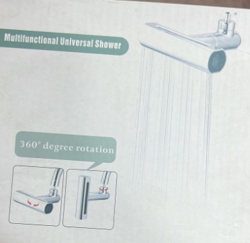 Miniatura 2 de Grifo Forma Lluvia multifuncional 4 en 1