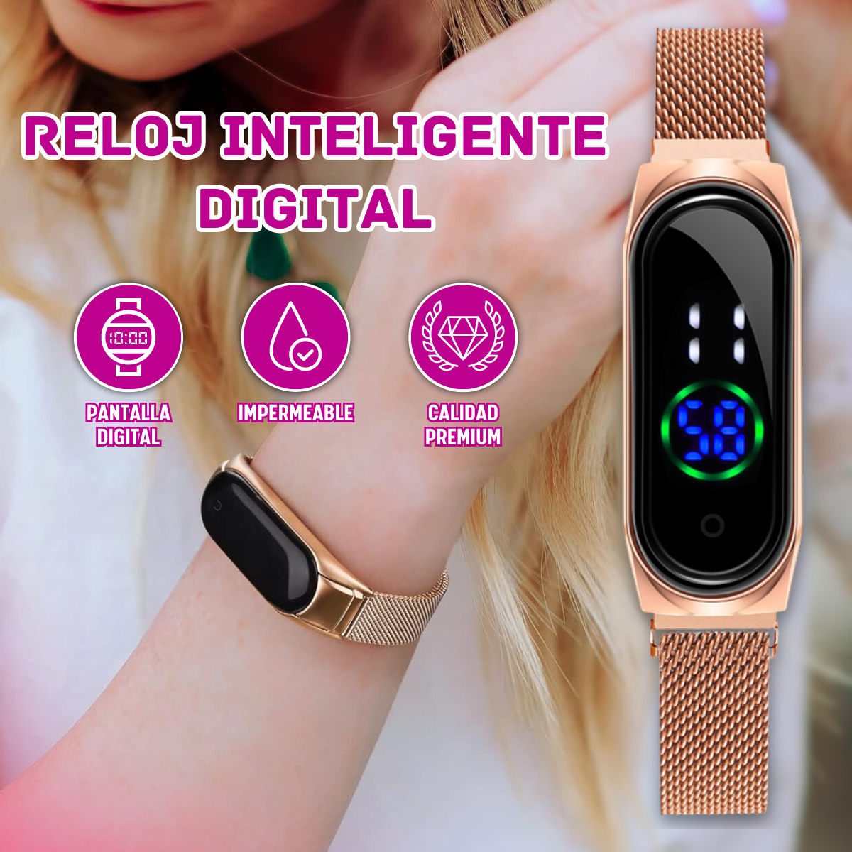 Miniatura 4 de ⌚Reloj Electrónico Led de Moda