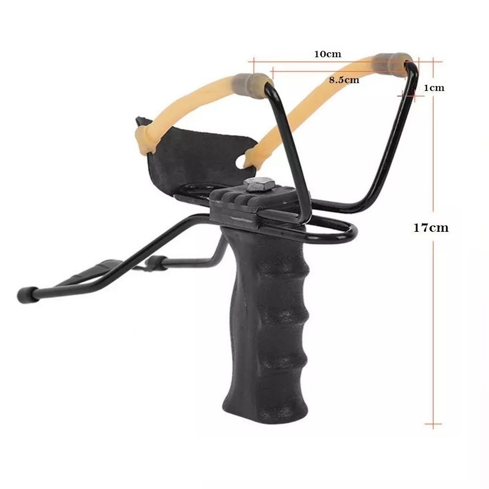 Cauchera Resortera Lanzador Con Soporte