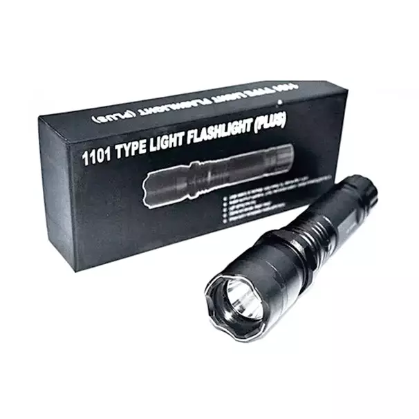 Linterna LED Recargable Con Taser