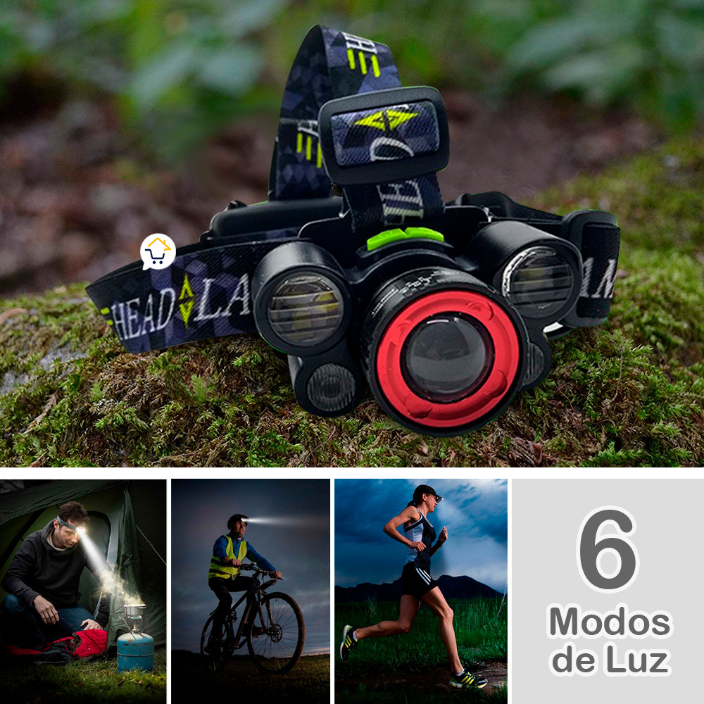 Miniatura 7 de Linterna Minera Recargable Luz AE-299