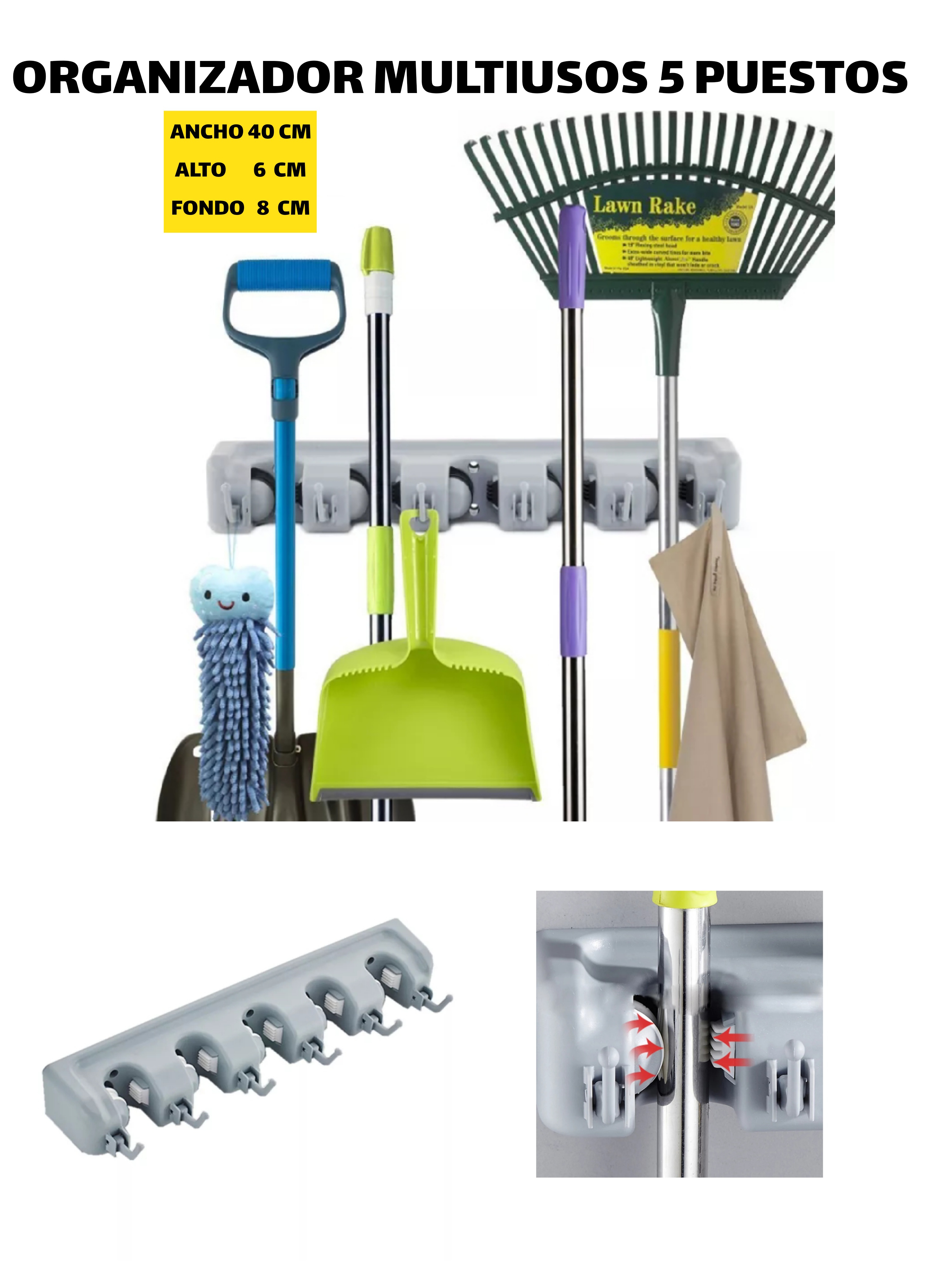 Miniatura 2 de ORGANIZADOR MULTIUSOS 5 PUESTOS