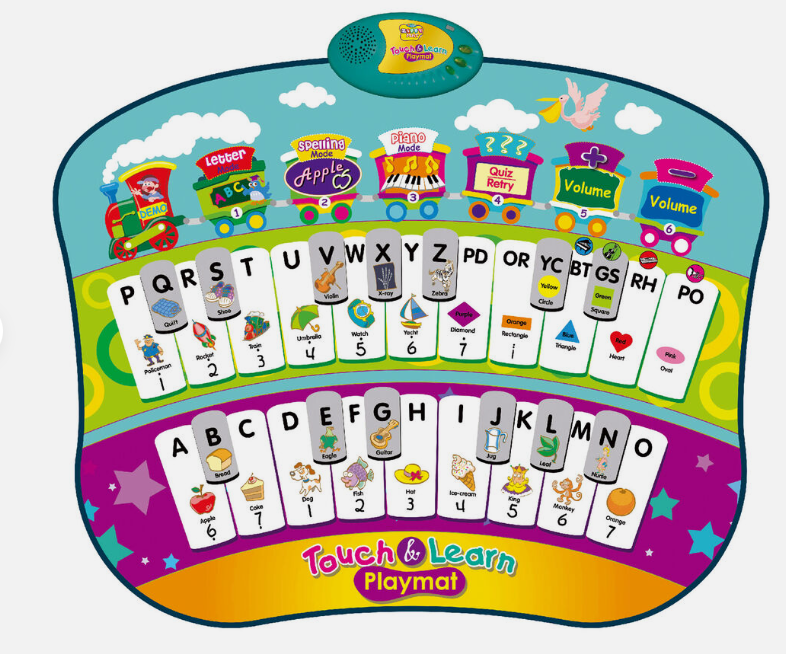 Tapete electrónica para niños con tacto
